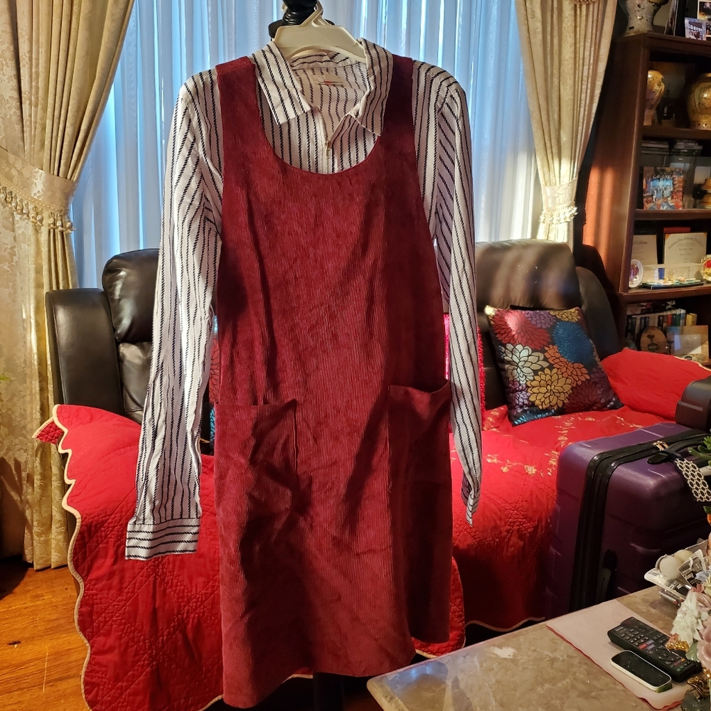 Bench dress including long sleeve zip up top